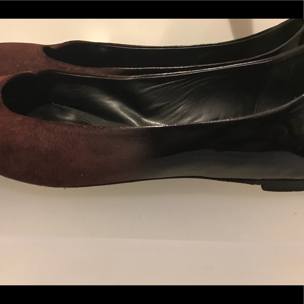 Alexander McQUeen dual tone-Seude/patent  flats